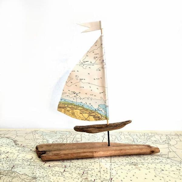 Driftwood Sailboat | Sheringham and Cromer, Norfolk | Rachel White