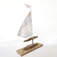 Driftwood Sailboat | Shivering Sands | Rachel White