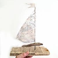 Driftwood Sailboat | Shivering Sands | Rachel White
