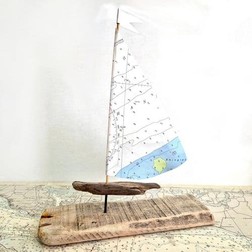 Driftwood Sailboat - Shivering Sands