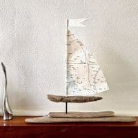 Driftwood Sailboat | Sunderland,  Seaham | Rachel White