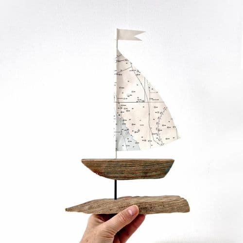 Driftwood Sailboat - Sunderland, Seaham