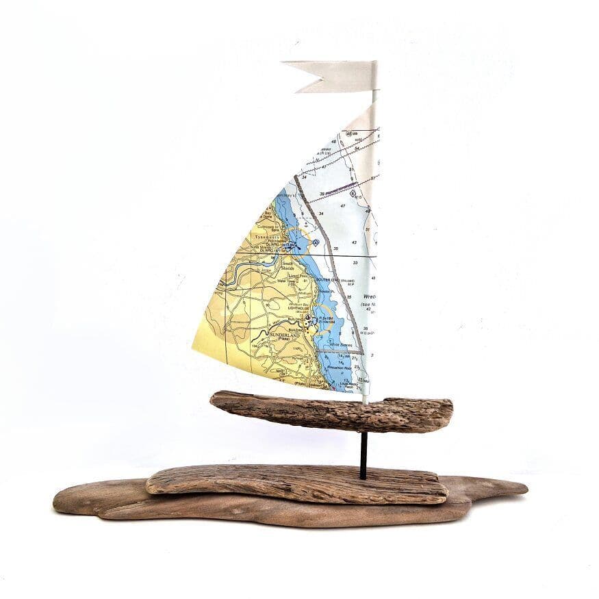 Driftwood Sailboat - Sunderland, Seaham
