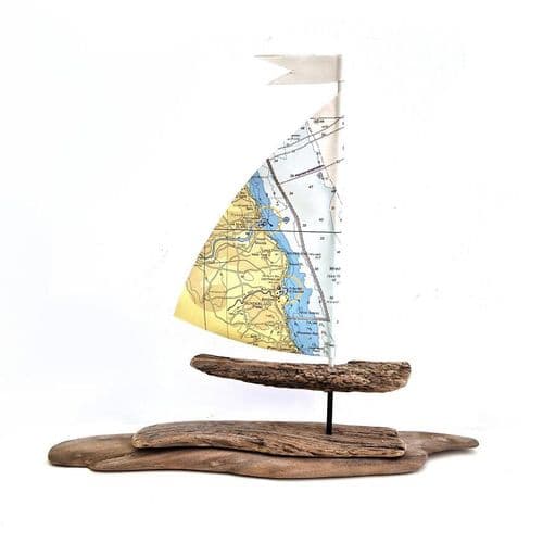 Driftwood Sailboat - Sunderland, Seaham