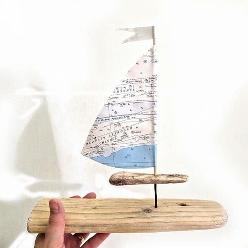 Driftwood Sailboat - The Cant Wreckage