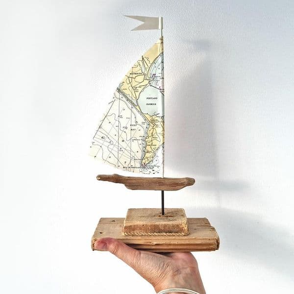 Driftwood Sailboat Weymouth | Rachel White