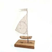 Driftwood Sailboat | Weymouth Bay, Dorset | Rachel White