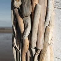 Large Driftwood Stick Mirror Frame | Wall Mirror | Beach Mirror