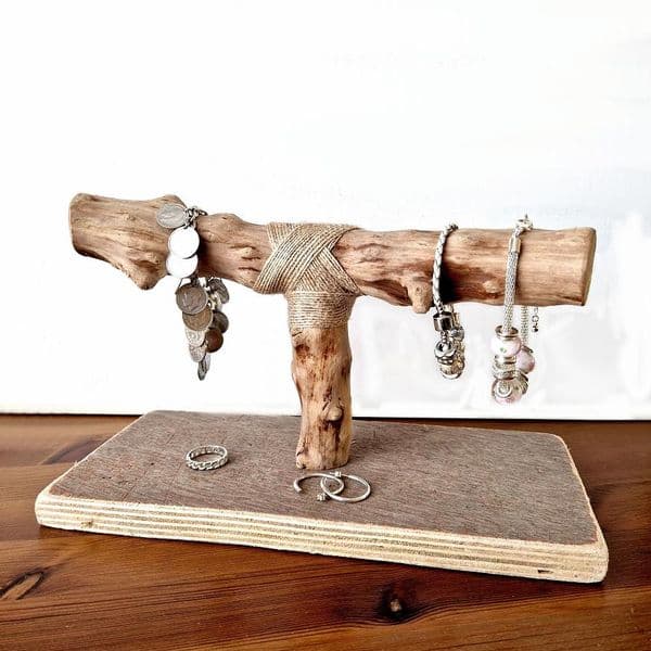 Unisex Driftwood Jewellery Stand | Rachel White