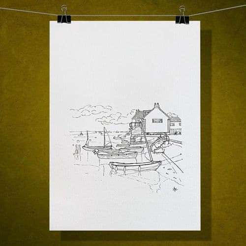 East Quay, Wells – Limited Edition Print