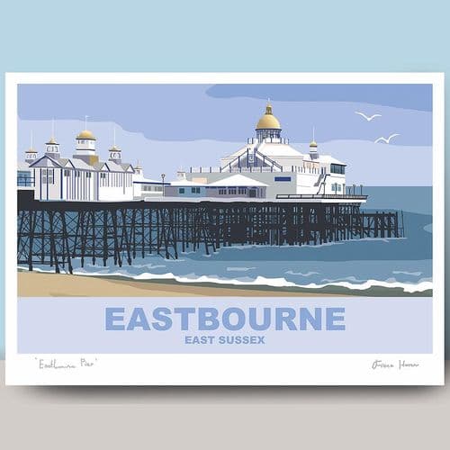 Eastbourne, East Sussex - Art Print