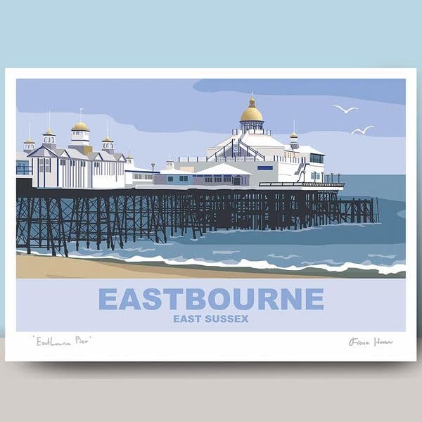 Eastbourne, East Sussex | Coastal Art Print | Fiona Horan