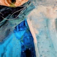 Echo Nautica III | Textile Art |  Coastal Artwork | Lucinda Button