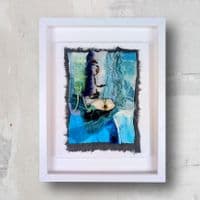 Echo Nautica III | Textile Art |  Coastal Artwork | Lucinda Button