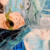Echo Nautica III | Textile Art |  Coastal Artwork | Lucinda Button