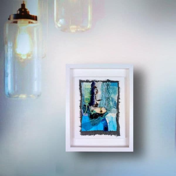 Echo Nautica III | Textile Art |  Coastal Artwork | Lucinda Button