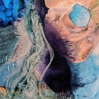 Echo Nautica IV | Textile Art |  Coastal Artwork | Lucinda Button