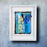 Echo Nautica IV | Textile Art |  Coastal Artwork | Lucinda Button