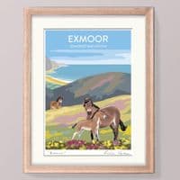 Exmoor - Art Print | Coastal Art Print | Fiona Horan