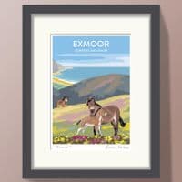 Exmoor - Art Print | Coastal Art Print | Fiona Horan