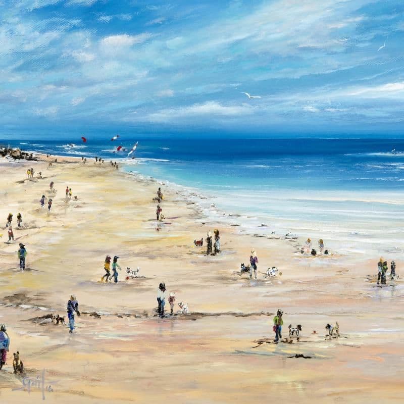 Exmouth Beach - print