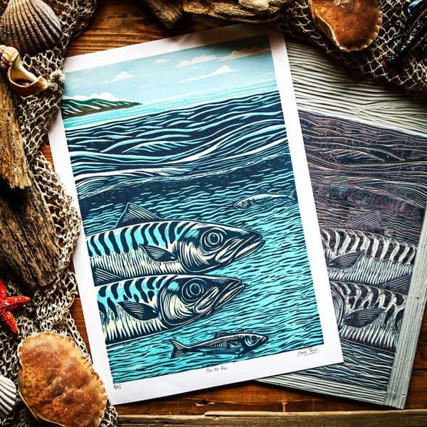 Fin to Fin Print | Chris Taylor