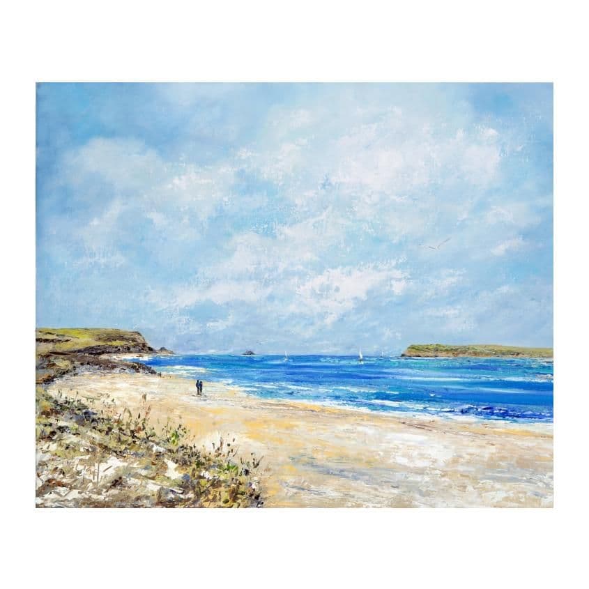 Finding the Coves Padstow Art Print Gail Morris