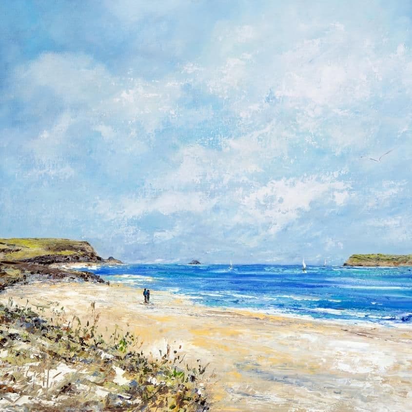Finding the Coves Padstow Art Print Gail Morris