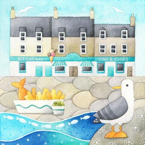 Fish and Chips at Anstruther – Print