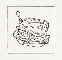 Fish and Chips | Hand Drawn Illustration | Limited Edition | Alison Collins