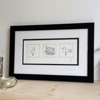 Fish and Chips | Hand Drawn Illustration | Limited Edition | Alison Collins