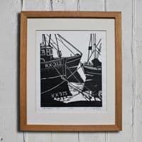 Fish Market Rye | Linocut | Lino Print