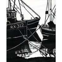 Fish Market Rye | Linocut | Lino Print