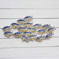 Fish Shoal Iron Wall Art Hanging | Coastal Beach Theme Décor