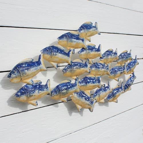Fish Shoal – Iron Wall Art Hanging