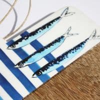 Fish & Stripes Chopping Board | Wooden Chopping Board