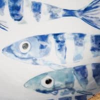 Fish - Wooden Salad Bowl