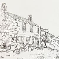 Fishermans Cottage, Penberth | Limited Edition Print | Alison Collins