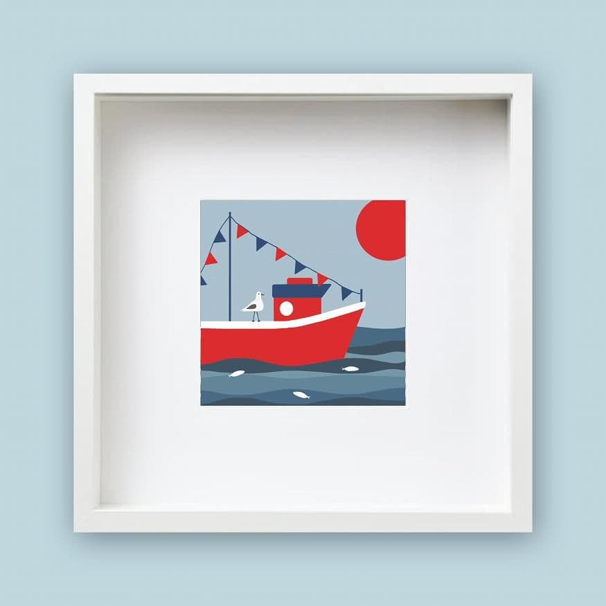 Fishing Boat – Framed Print