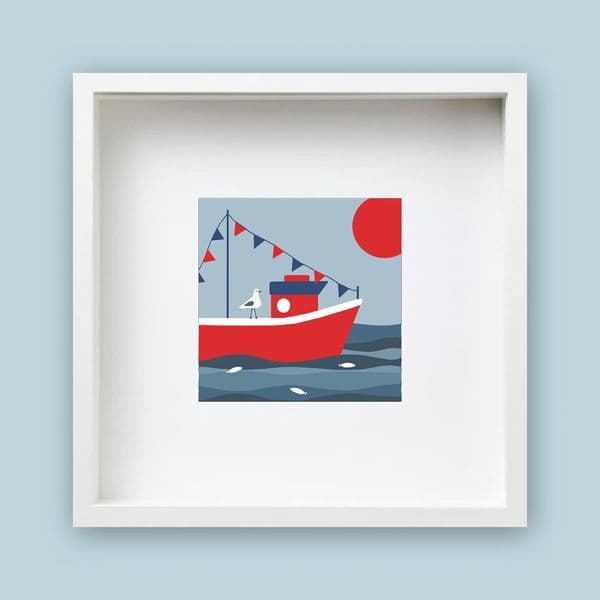Fishing Boat Framed Print | Jo Thearle