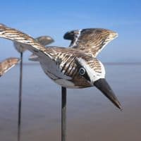 Flying Sandpipers Bird Carving | Wood Carving | Hand Carved Birds