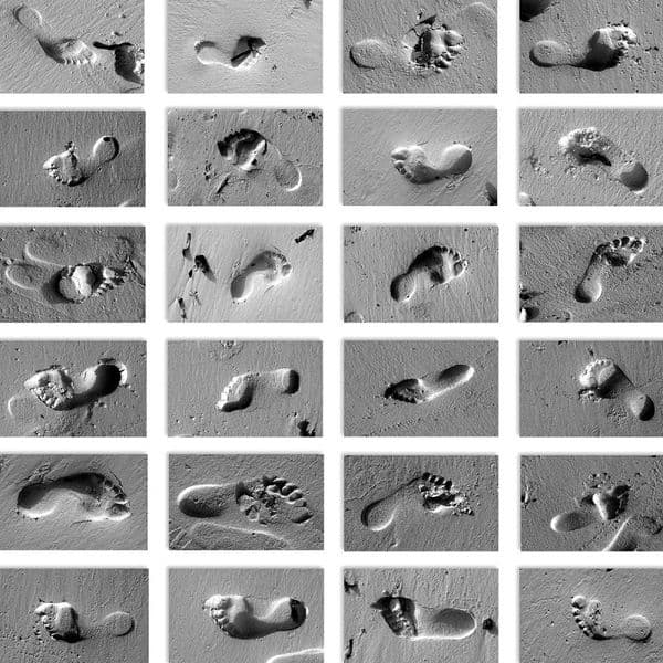 Footprints | Photo Art Canvas | Clive Sawyer