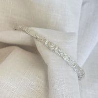 Fossilised Bangle Bracelet | Silver Bangle | Sarah Adams