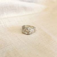 Fossilised Ring | Silver Jewellery | Sarah Adams