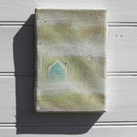 Four Beach Huts Painting | Coastal Art | Liz Sheddon