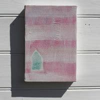 Four Beach Huts Painting | Coastal Art | Liz Sheddon
