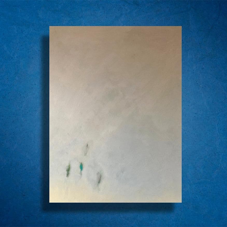 Four Figures, Low Tide - painting