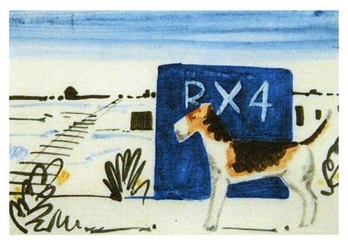 Foxy on the Beach - Coastal Card