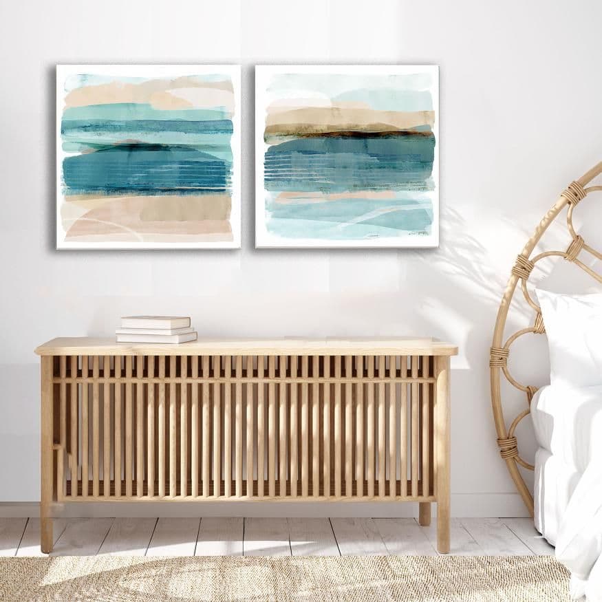 Freshwater Bay – Printed Canvas set of 2