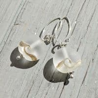 Frosted Sea Drop Earrings